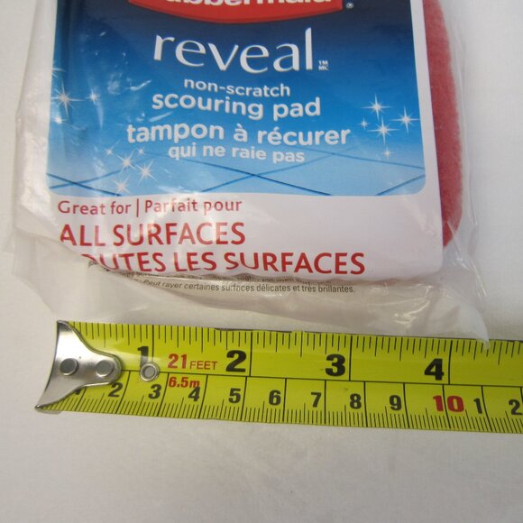 Rubbermaid REVEAL Non-scratch Scouring Pad - All Surfaces- Lot of 2 - Picture 7 of 7